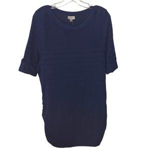 Avenue Dark Blue Top Size 14/16 NWT